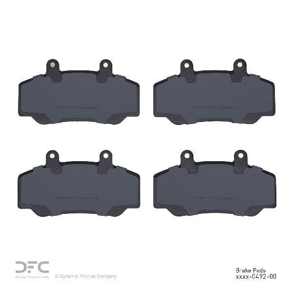 1987-1991 Volvo 780 Disc Brake Pad Set - Front (Dynamic Friction)