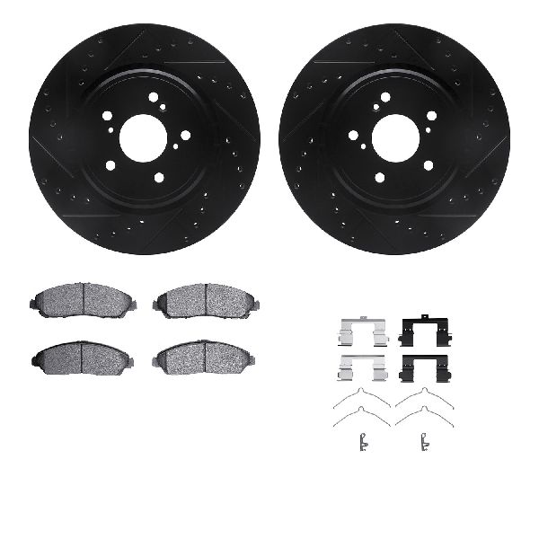 2014-2016 Acura MDX Disc Brake Kit - Front (Dynamic Friction)