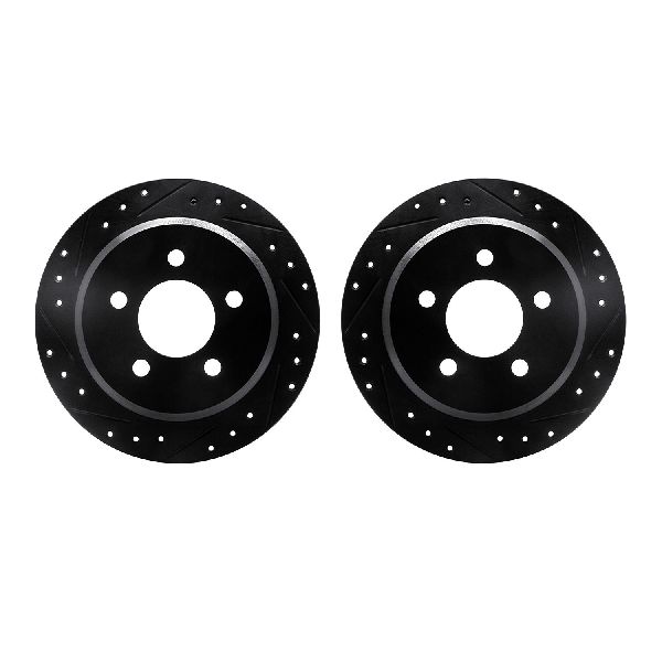 1993 Jeep Grand Wagoneer Disc Brake Rotor Set - Rear (Dynamic Friction)