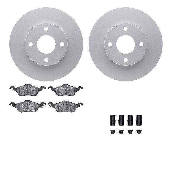 2000-2004 Ford Focus Disc Brake Kit - Front (Dynamic Friction)