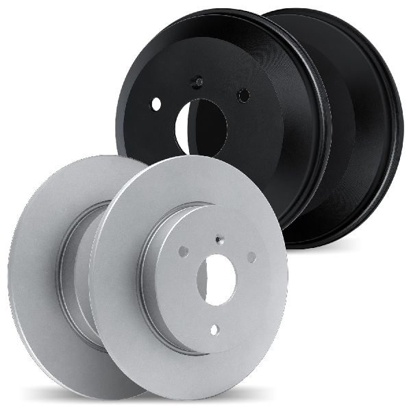 2005-2015 Smart Fortwo Disc Brake Rotor Set - Front and Rear (Dynamic Friction)