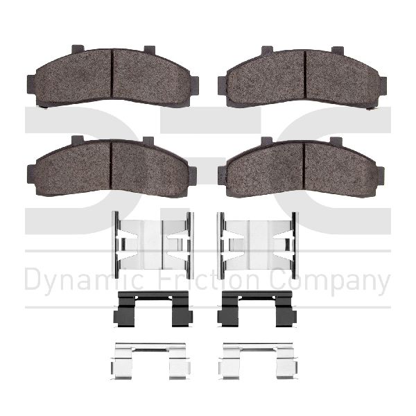 1997-2001 Mercury Mountaineer Disc Brake Pad Set - Front (Dynamic Friction)