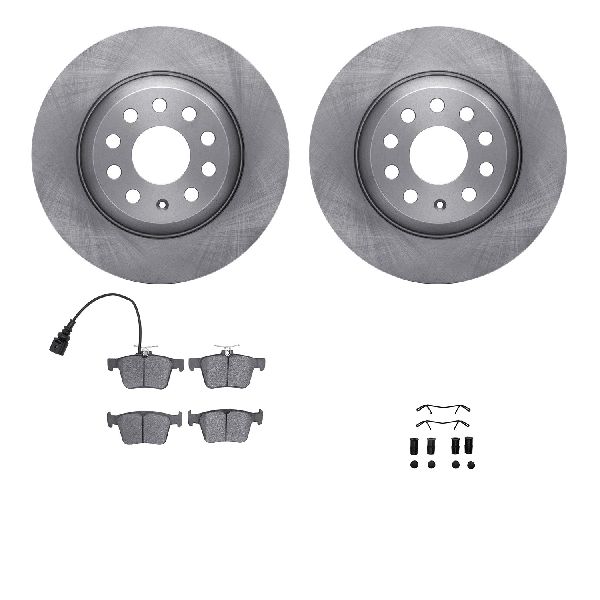 2019-2024 Volkswagen Jetta Disc Brake Kit - Rear (Dynamic Friction)