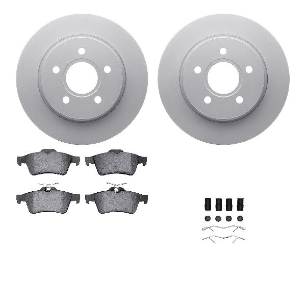 2012-2018 Ford Focus Disc Brake Kit - Rear (Dynamic Friction)