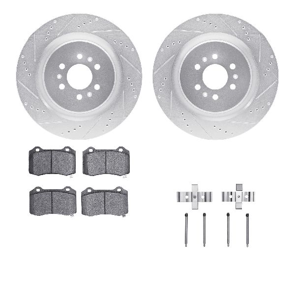 2006-2011 Cadillac STS Disc Brake Kit - Rear (Dynamic Friction)