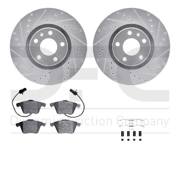2006-2011 Audi A6 Disc Brake Kit - Front (Dynamic Friction)