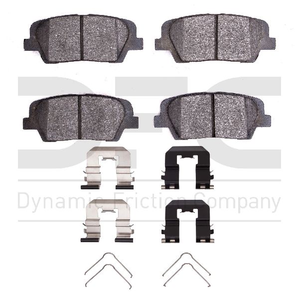 2011-2014 Kia Sorento Disc Brake Pad Set - Rear (Dynamic Friction)