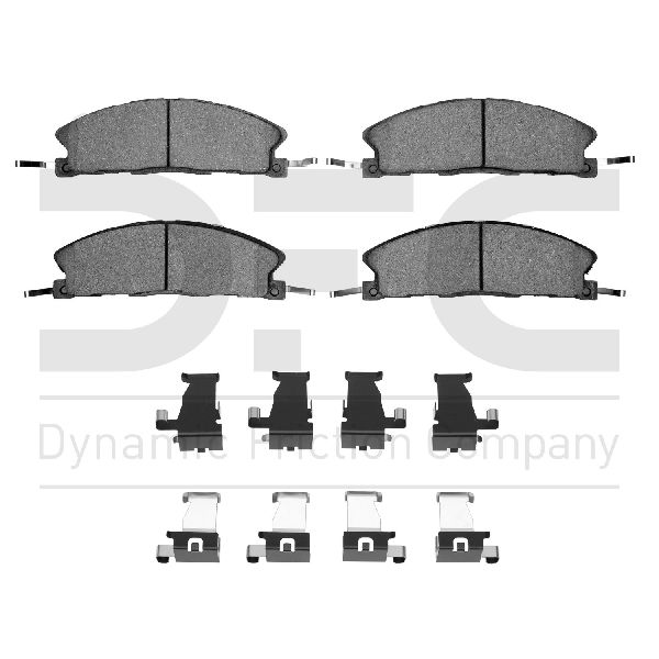 2013-2019 Ford Police Interceptor Utility Disc Brake Pad Set - Front (Dynamic Friction)