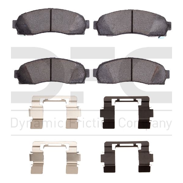 2005-2006 Chevrolet Equinox Disc Brake Pad Set - Front (Dynamic Friction)