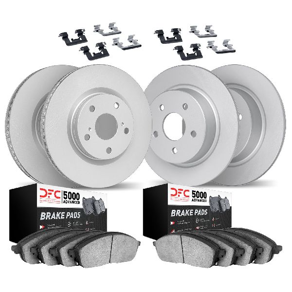 2003-2007 Jeep Liberty Disc Brake Kit - Front and Rear (Dynamic Friction)
