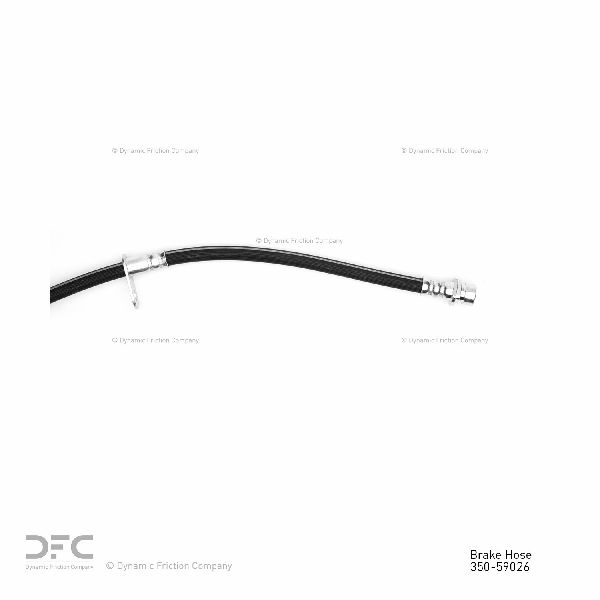 1989-1991 Honda CRX Brake Hydraulic Hose - Front Left (Dynamic Friction)