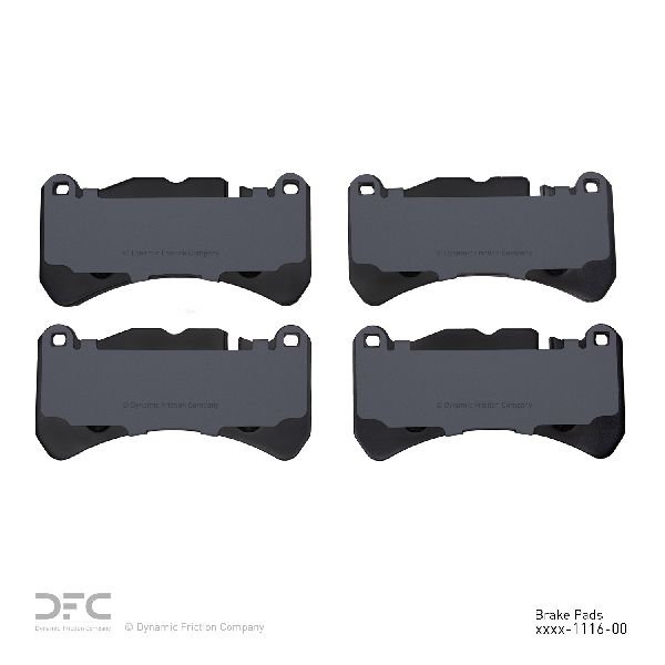 2007-2013 Maserati Quattroporte Disc Brake Pad Set - Front (Dynamic Friction)