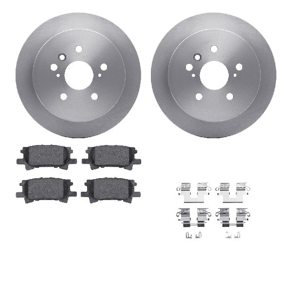 2006-2008 Lexus RX400h Disc Brake Kit - Rear (Dynamic Friction)