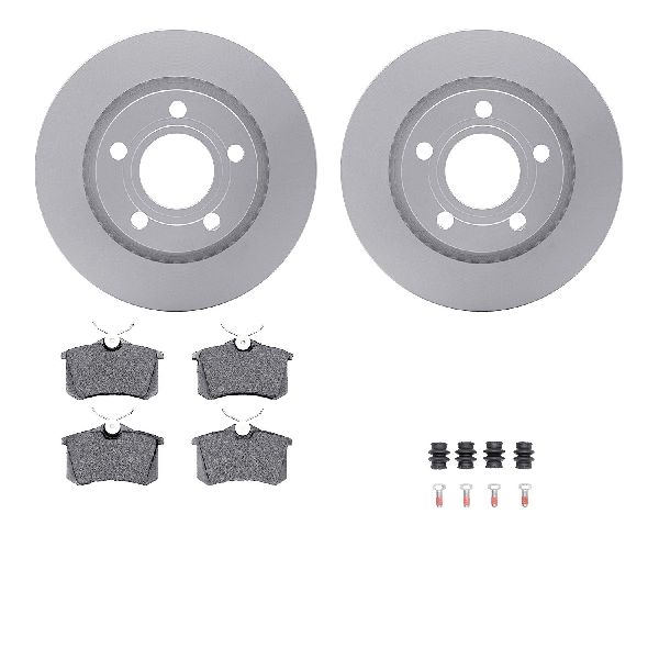 2002-2003 Audi S6 Disc Brake Kit - Rear (Dynamic Friction)