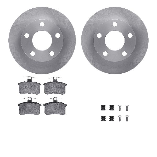1995-1998 Audi A6 Disc Brake Kit - Rear (Dynamic Friction)