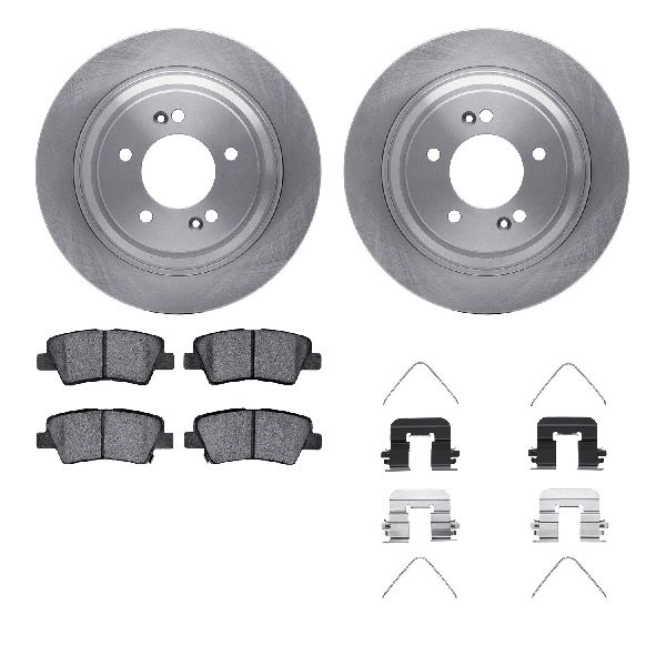 2019-2023 Hyundai Kona Electric Disc Brake Kit - Rear (Dynamic Friction)