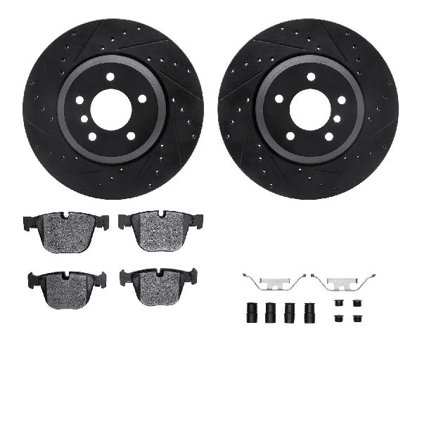 2004-2005 BMW 645Ci Disc Brake Kit - Rear (Dynamic Friction)
