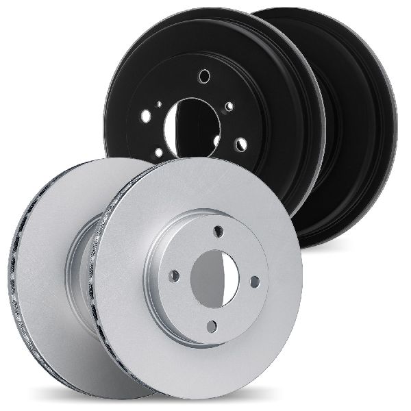 2004-2006 Scion xA Disc Brake Kit - Front and Rear (Dynamic Friction)