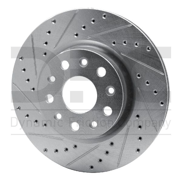 2018-2024 Jeep Wrangler Disc Brake Rotor - Front Left (Dynamic Friction)