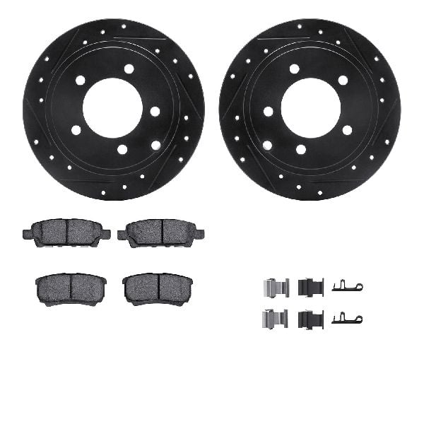 2008-2014 Dodge Avenger Disc Brake Kit - Rear (Dynamic Friction)
