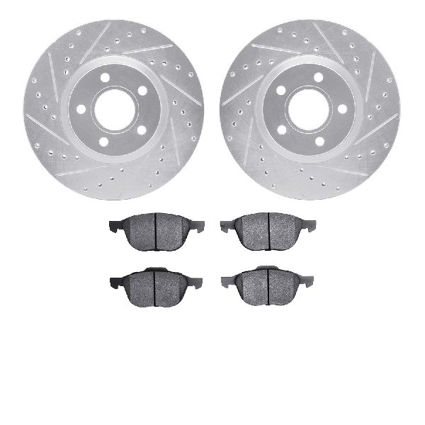 2007-2013 Volvo C30 Disc Brake Kit - Front (Dynamic Friction)