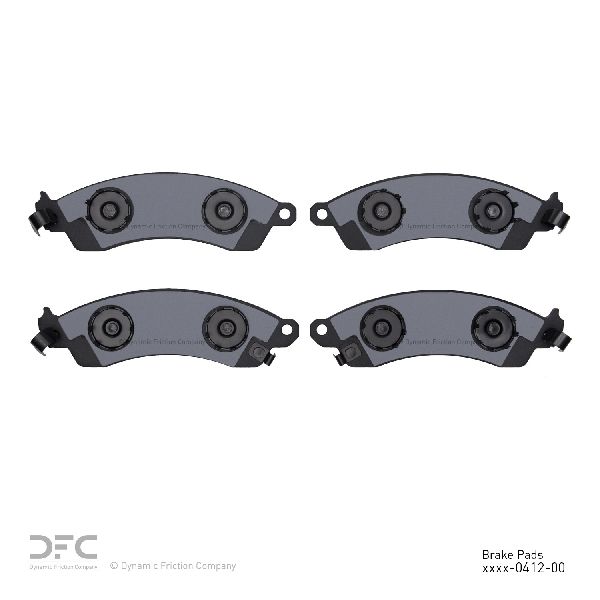 1988-1992 Pontiac Firebird Disc Brake Pad Set - Front (Dynamic Friction)