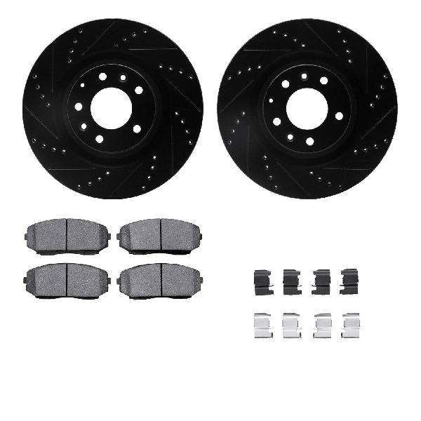 2007-2015 Mazda CX-9 Disc Brake Kit - Front (Dynamic Friction)