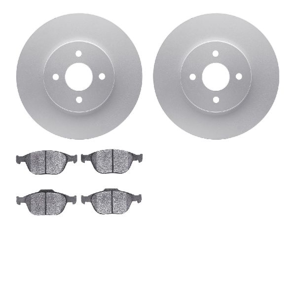 2002-2004 Ford Focus Disc Brake Kit - Front (Dynamic Friction)