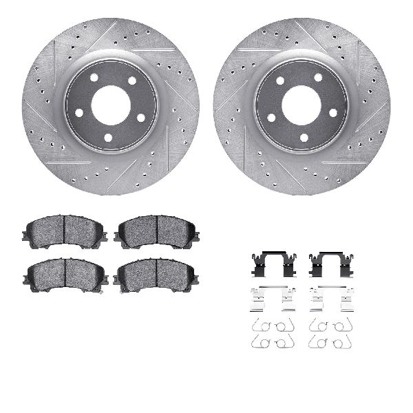 2017-2022 INFINITI Q60 Disc Brake Kit - Front (Dynamic Friction)