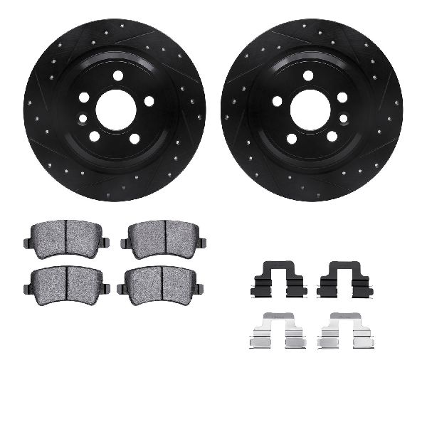 2008-2016 Volvo S80 Disc Brake Kit - Rear (Dynamic Friction)