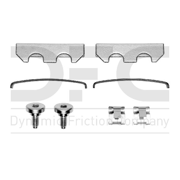 1974-1977 Mercury Comet Disc Brake Hardware Kit - Front (Dynamic Friction)