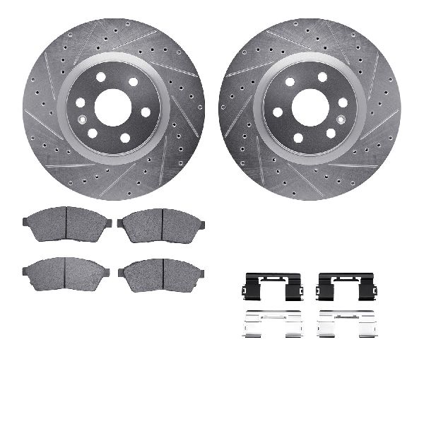 2010-2016 Cadillac SRX Disc Brake Kit - Front (Dynamic Friction)
