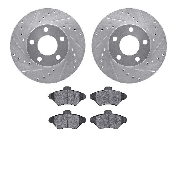 1994-1998 Ford Mustang Disc Brake Kit - Front (Dynamic Friction)
