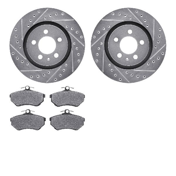 1994-1995 Volkswagen Passat Disc Brake Kit - Front (Dynamic Friction)