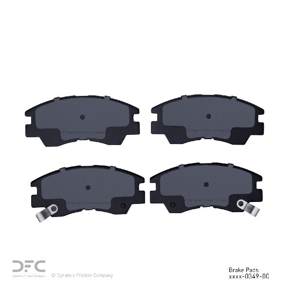 1986-1996 Mitsubishi Mighty Max Disc Brake Pad Set - Front (Dynamic Friction)
