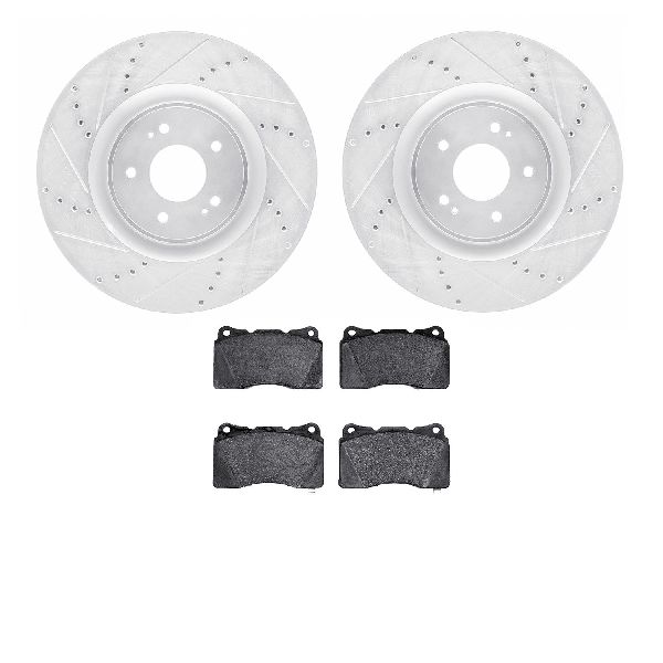 2008-2015 Mitsubishi Lancer Disc Brake Kit - Front (Dynamic Friction)