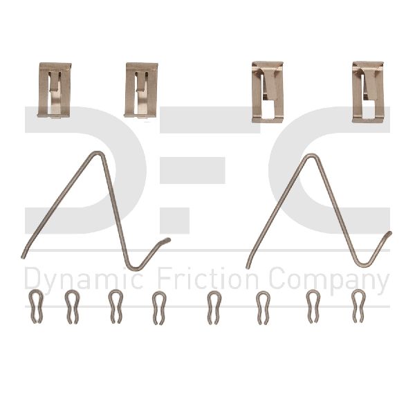 1977-1983 Mazda GLC Disc Brake Hardware Kit - Front (Dynamic Friction)