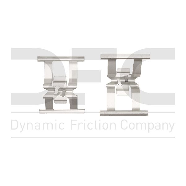 2007-2013 Porsche 911 Disc Brake Hardware Kit - Rear (Dynamic Friction)