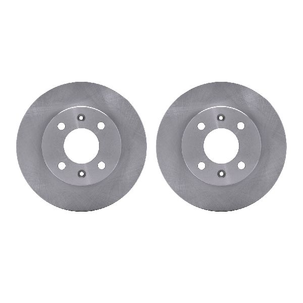 2003-2005 Hyundai Accent Disc Brake Rotor Set - Front (Dynamic Friction)