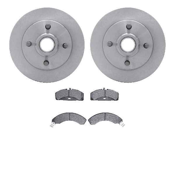 1979-1981 Mercury Capri Disc Brake Kit - Front (Dynamic Friction)