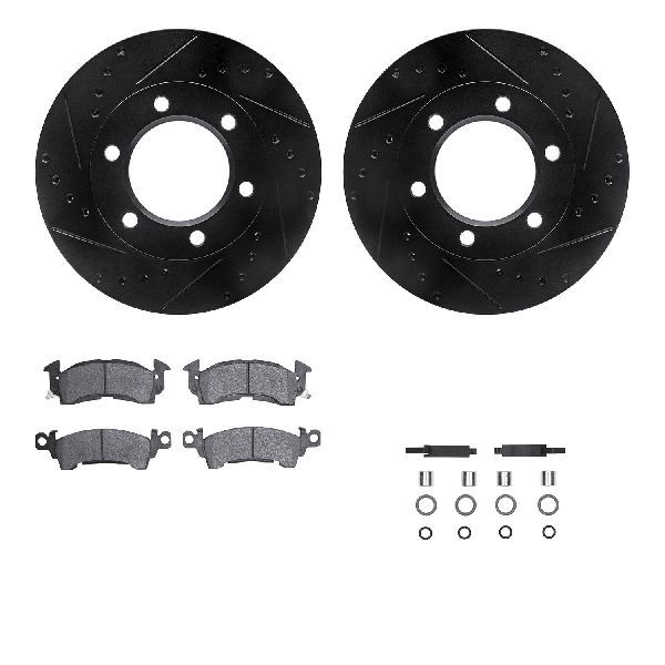 1977-1983 Jeep Cherokee Disc Brake Kit - Front (Dynamic Friction)