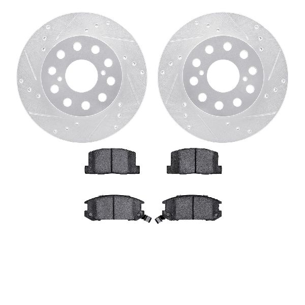 1991-1995 Toyota MR2 Disc Brake Kit - Rear (Dynamic Friction)