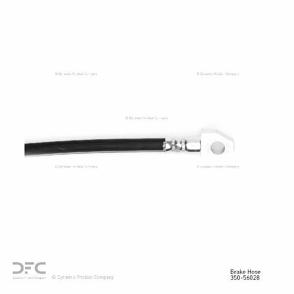 1992-1997 Ford Crown Victoria Brake Hydraulic Hose - Rear or Rear Right (Dynamic Friction)