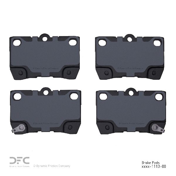 2006-2013 Lexus IS250 Disc Brake Pad Set - Rear (Dynamic Friction)