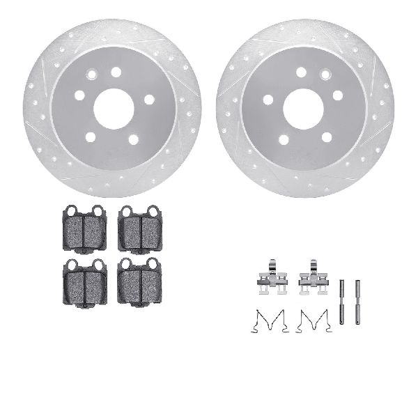 1998-2000 Lexus GS400 Disc Brake Kit - Rear (Dynamic Friction)