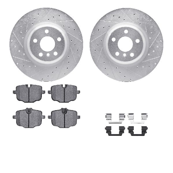 2016-2019 BMW 750i Disc Brake Kit - Rear (Dynamic Friction)