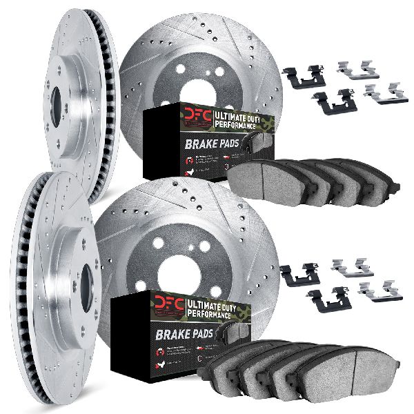 2006-2010 Dodge Ram 1500 Disc Brake Kit - Front and Rear (Dynamic Friction)