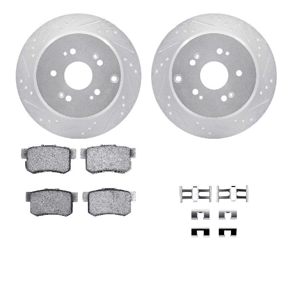 2005-2016 Honda CR-V Disc Brake Kit - Rear (Dynamic Friction)