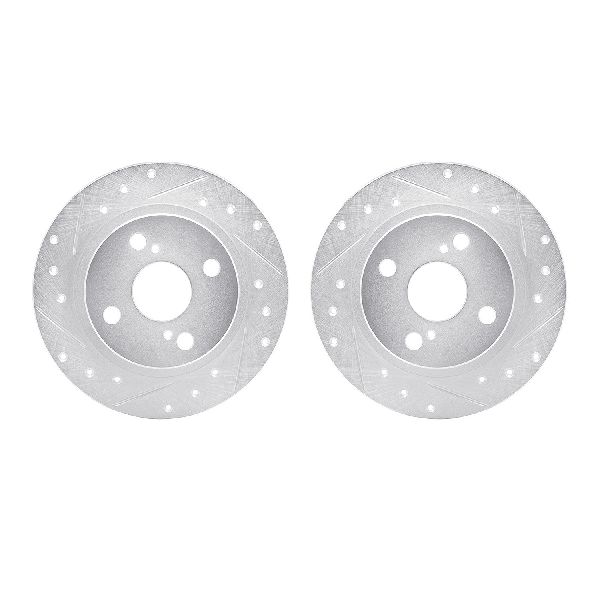 1989-1992 Geo Prizm Disc Brake Rotor Set - Rear (Dynamic Friction)