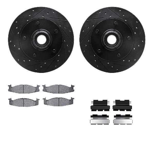 2003 Ford E-150 Club Wagon Disc Brake Kit - Front (Dynamic Friction)